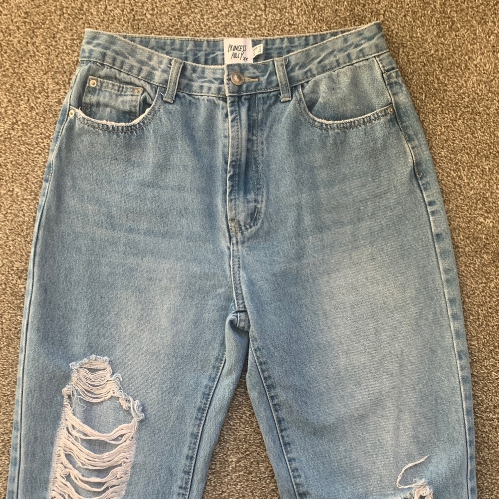 Princess Polly Baggy Distressed Women's Jeans